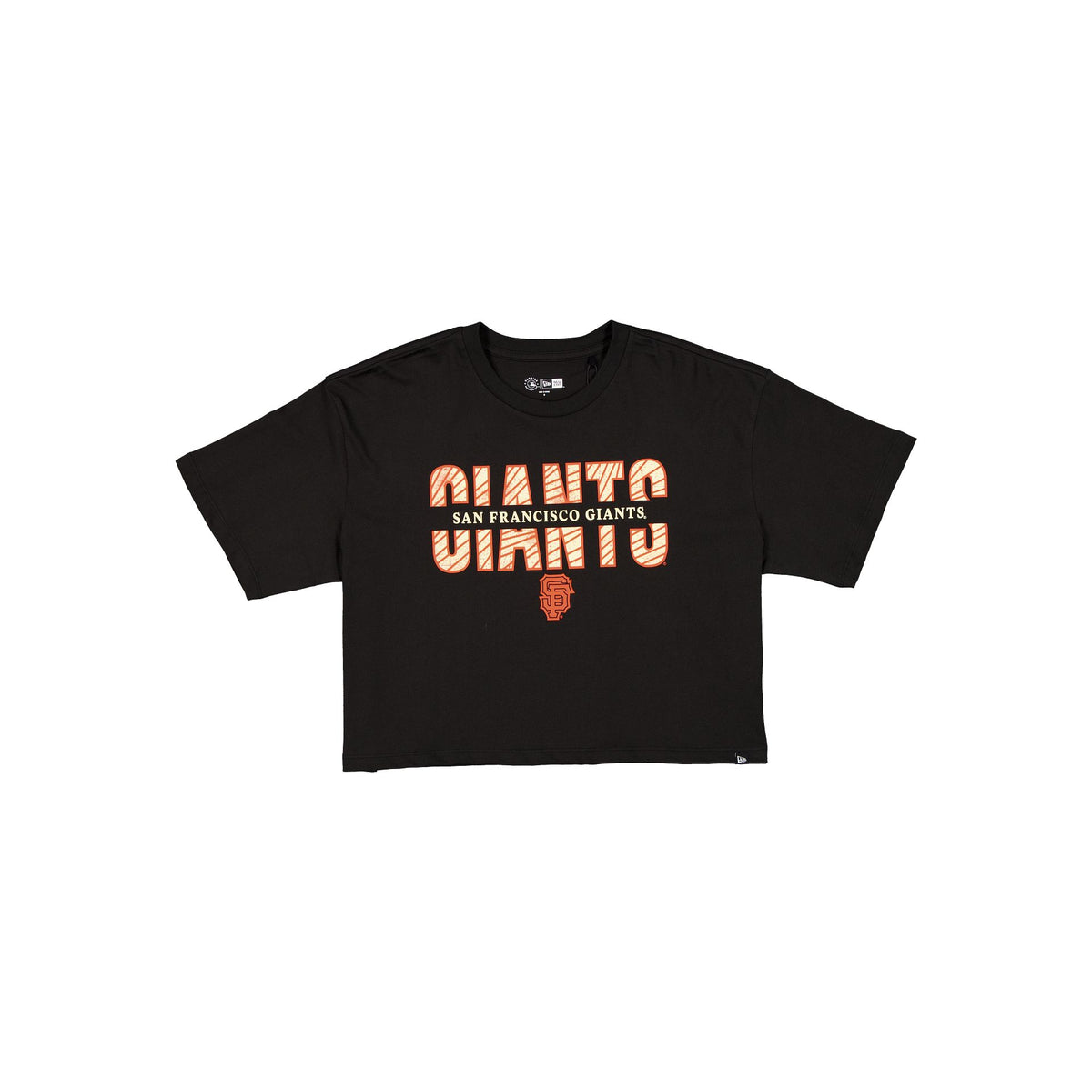 San Francisco Giants Women's Cropped Split T-Shirt