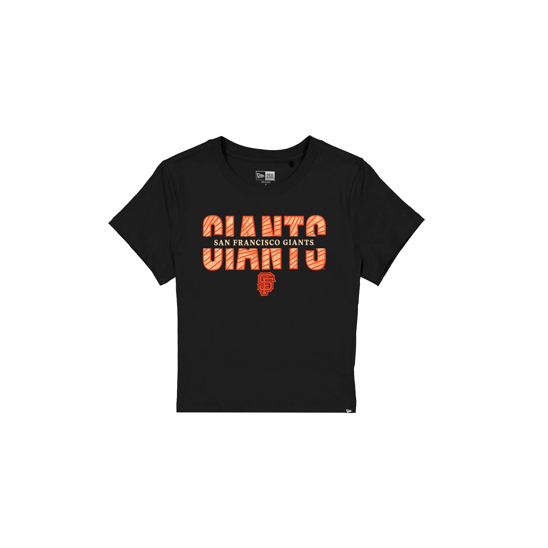 San Francisco Giants Women's Cropped Split T-Shirt
