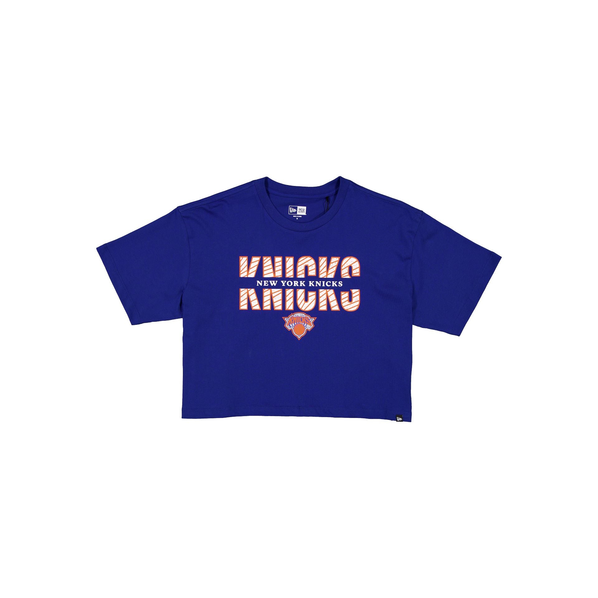 New York Knicks Women's Cropped Split T-Shirt