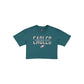 Philadelphia Eagles Women's Cropped Split T-Shirt
