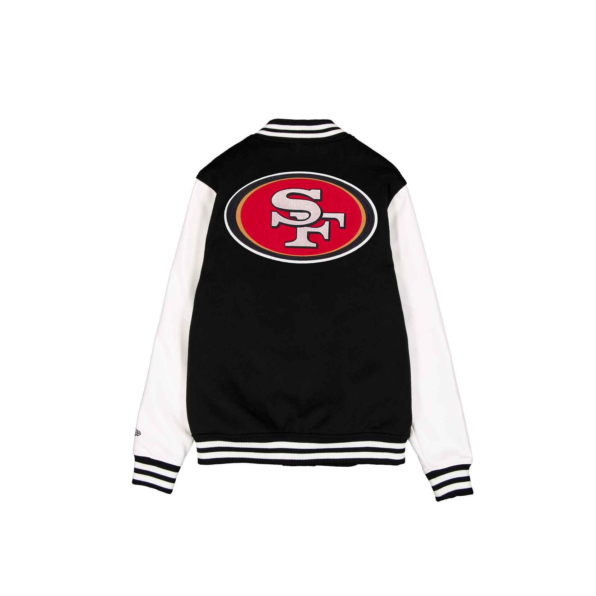 San Francisco 49ers Black & White Varsity Jacket