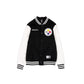 Pittsburgh Steelers Black & White Varsity Jacket