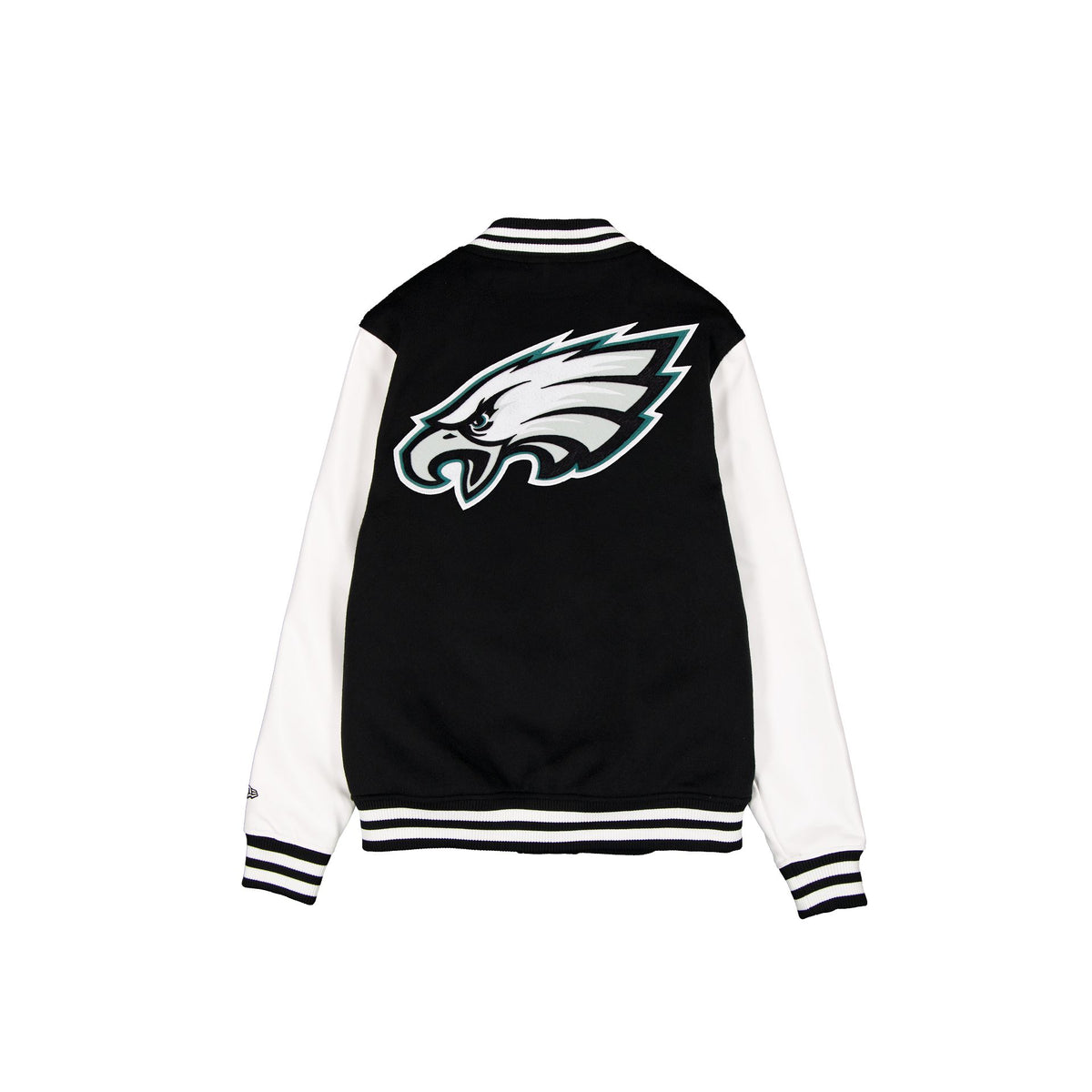 Philadelphia Eagles Black & White Varsity Jacket