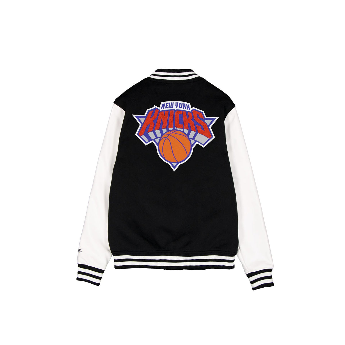 New York Knicks Black & White Varsity Jacket