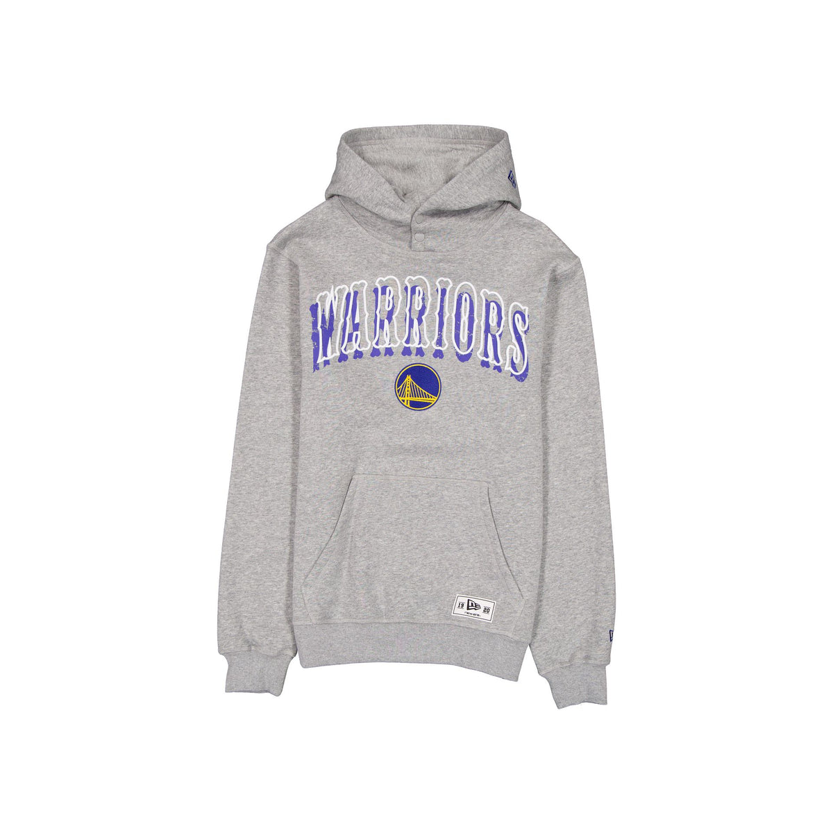 Golden State Warriors Heather Gray Varsity Hoodie