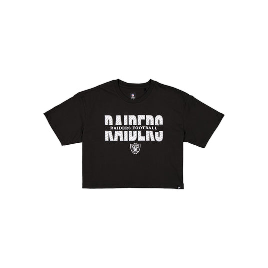 Las Vegas Raiders Women's Cropped Split T-Shirt