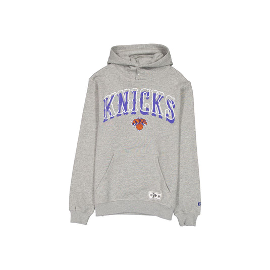 New York Knicks Heather Gray Varsity Hoodie