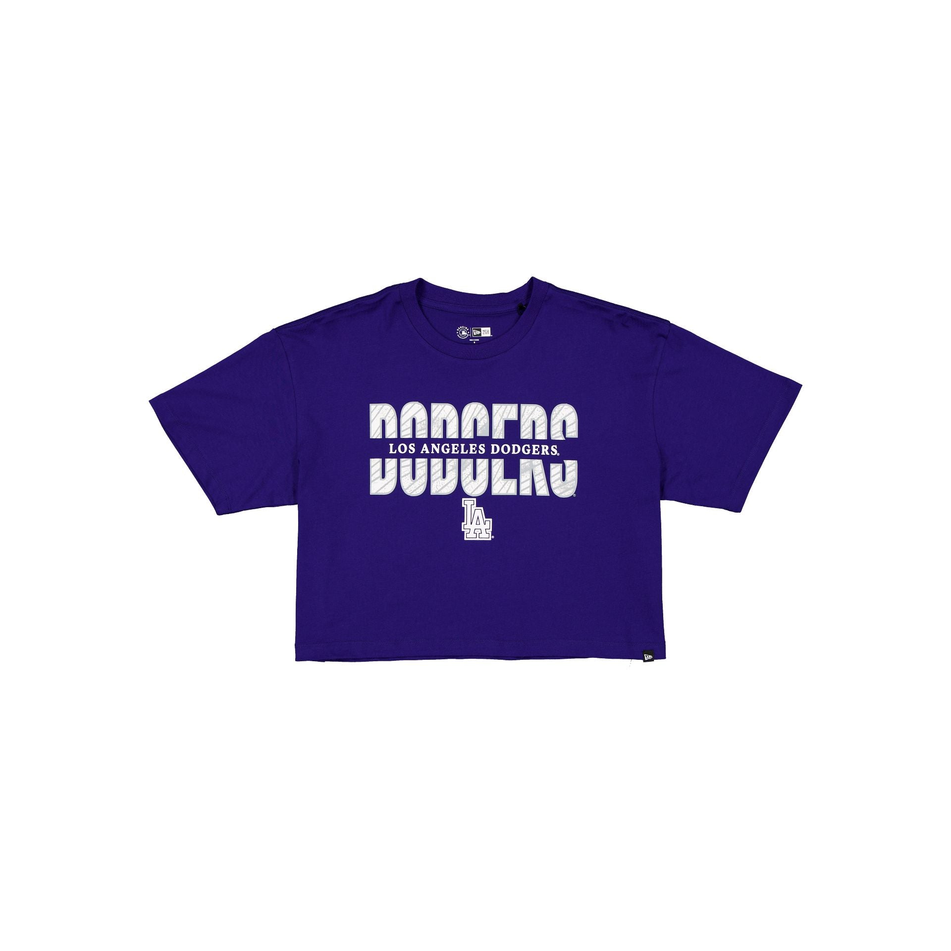 Los Angeles Dodgers Women's Cropped Split T-Shirt