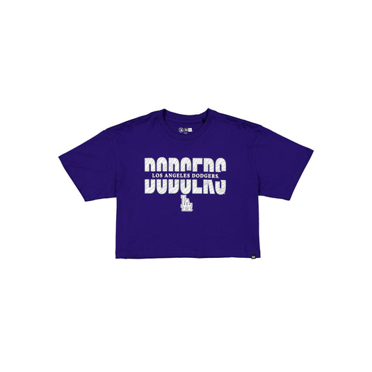 Los Angeles Dodgers Women's Cropped Split T-Shirt