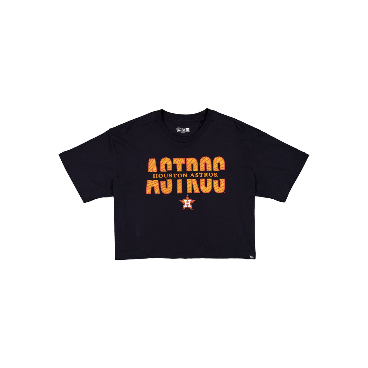 Houston Astros Women's Cropped Split T-Shirt