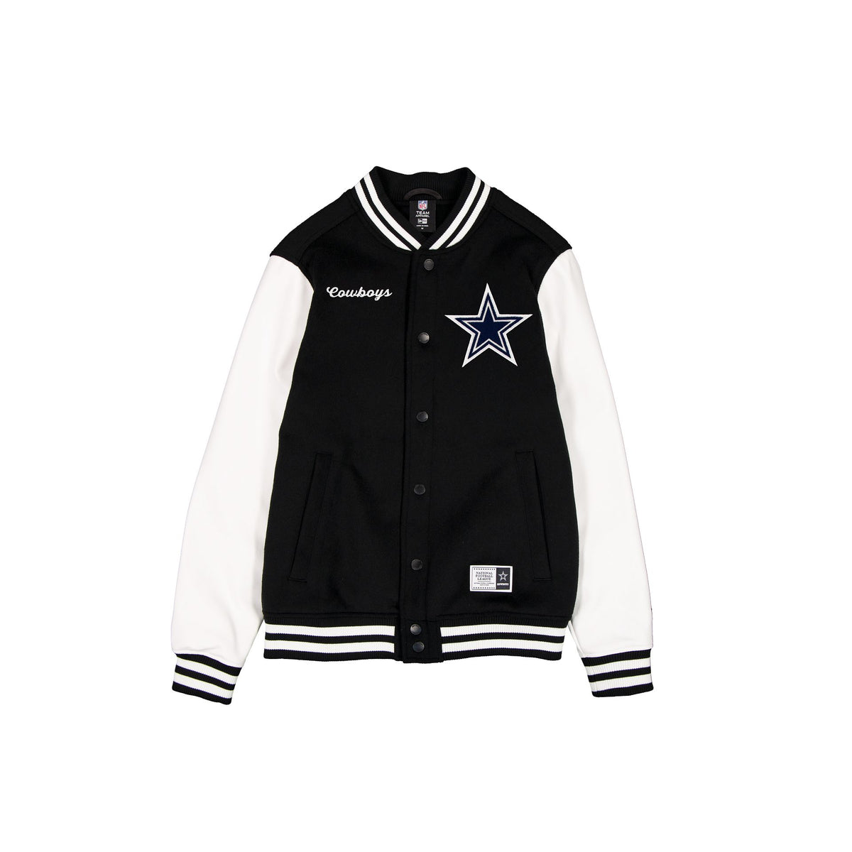 Dallas Cowboys Black & White Varsity Jacket