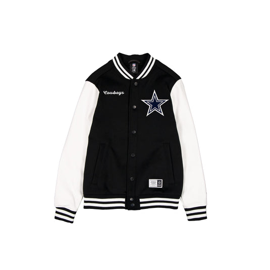 Dallas Cowboys Black & White Varsity Jacket