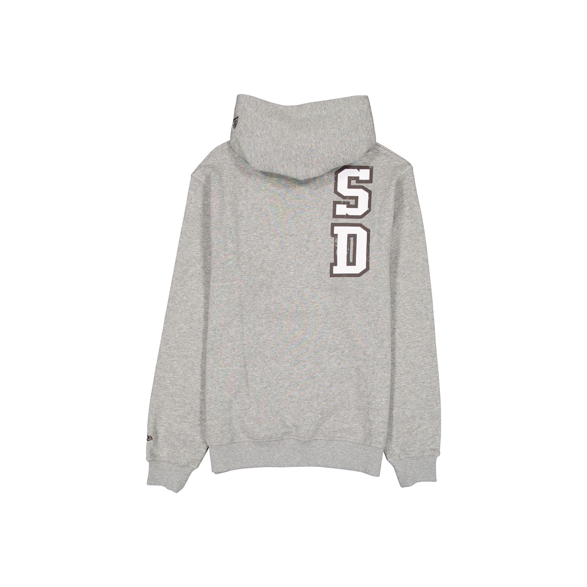 San Diego Padres Heather Gray Varsity Hoodie