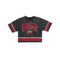 Ohio State Buckeyes Women's Vintage Stripe Cropped T-Shirt