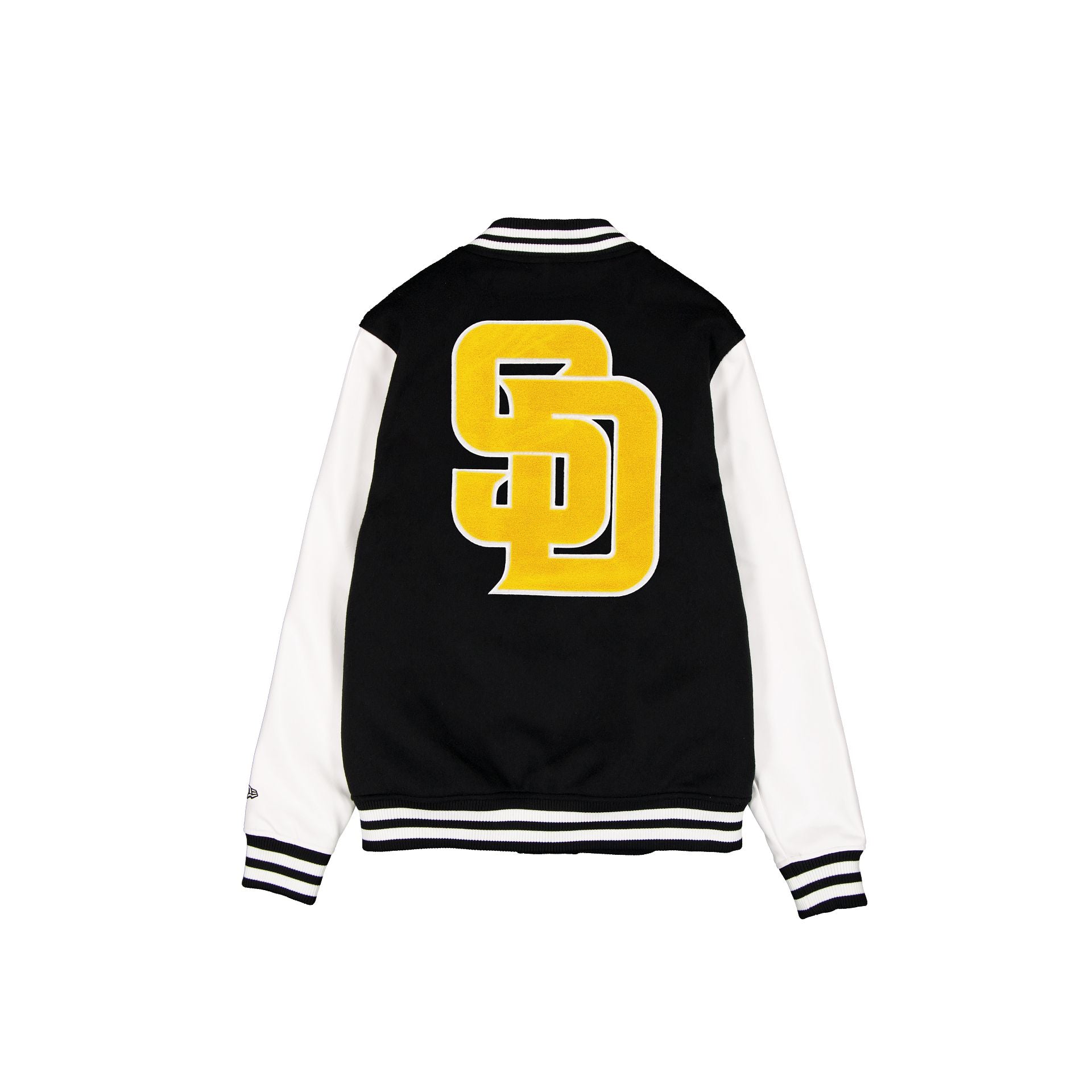 San Diego Padres Black & White Varsity Jacket