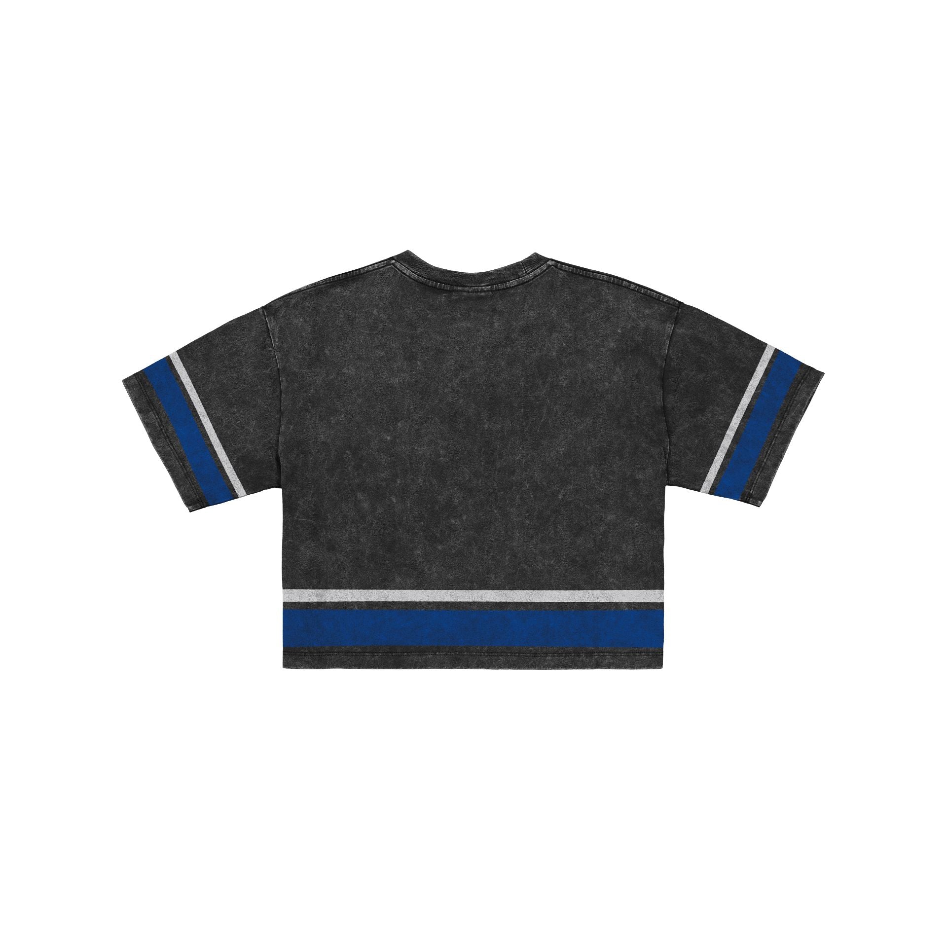 Toronto Blue Jays Women's Vintage Stripe Cropped T-Shirt