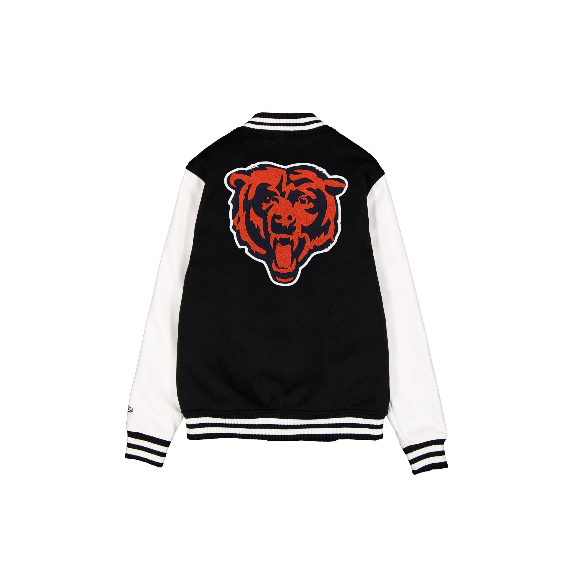 Chicago Bears Black & White Varsity Jacket