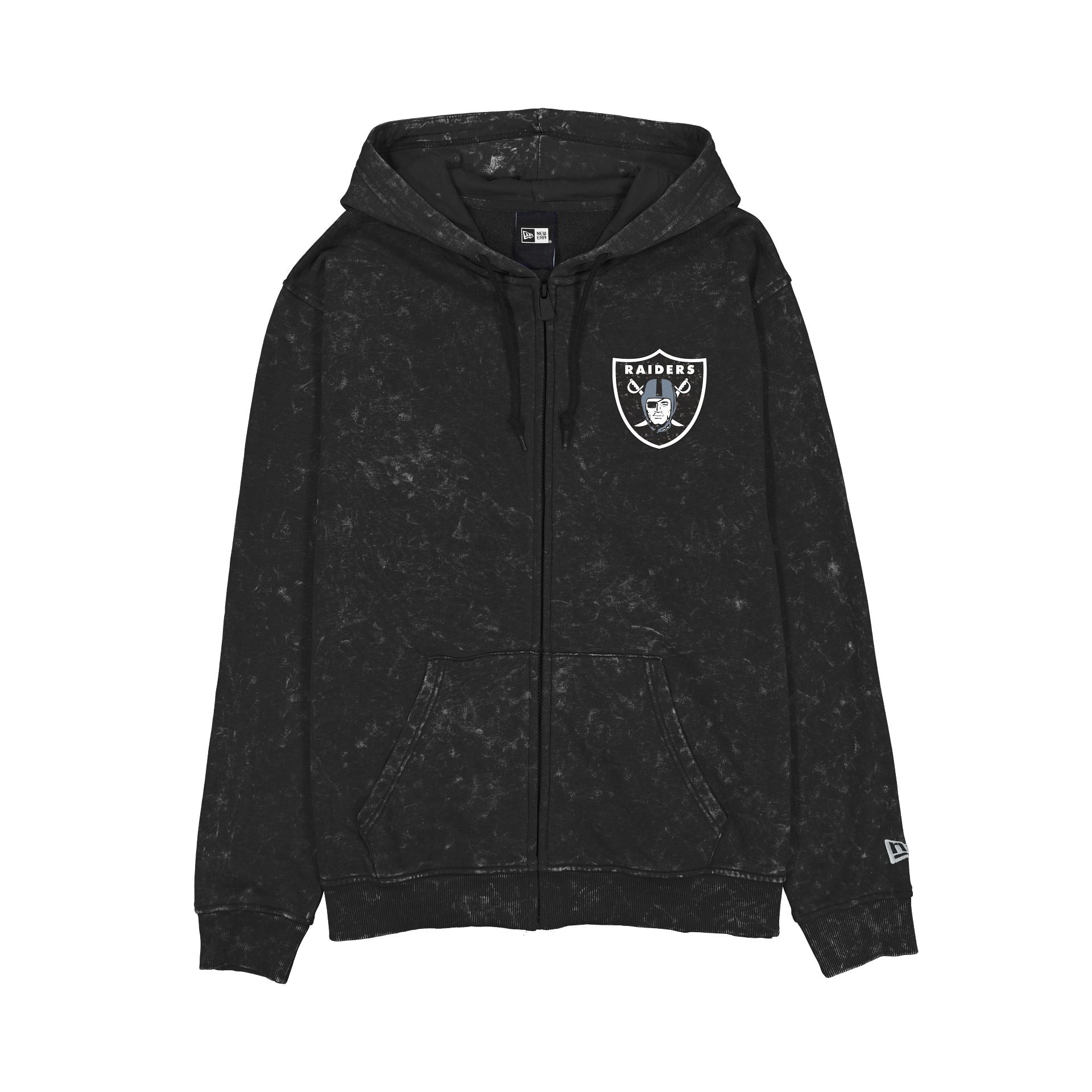 Las Vegas Raiders Washed Graphic Full-Zip Hoodie