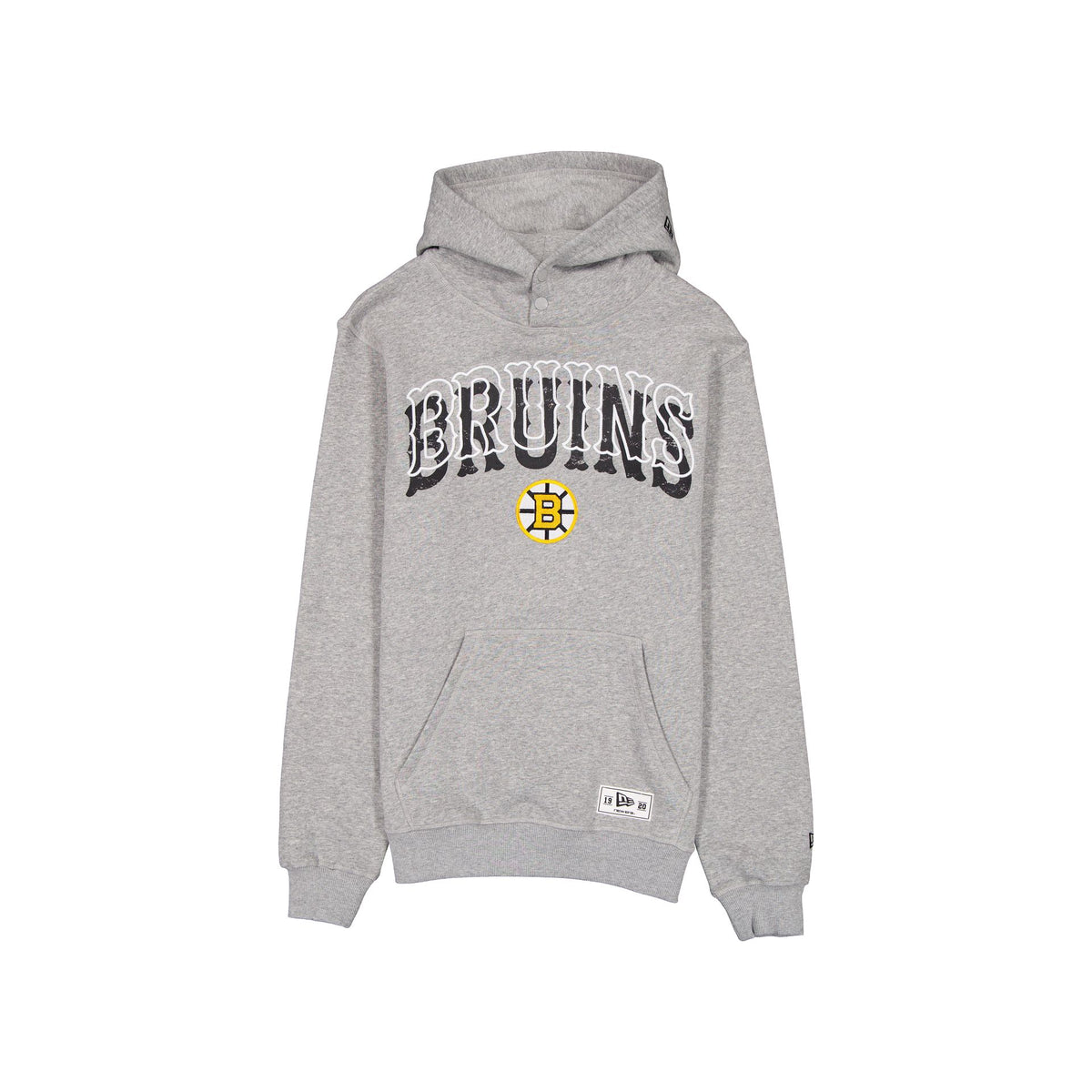 Boston Bruins Heather Gray Varsity Hoodie