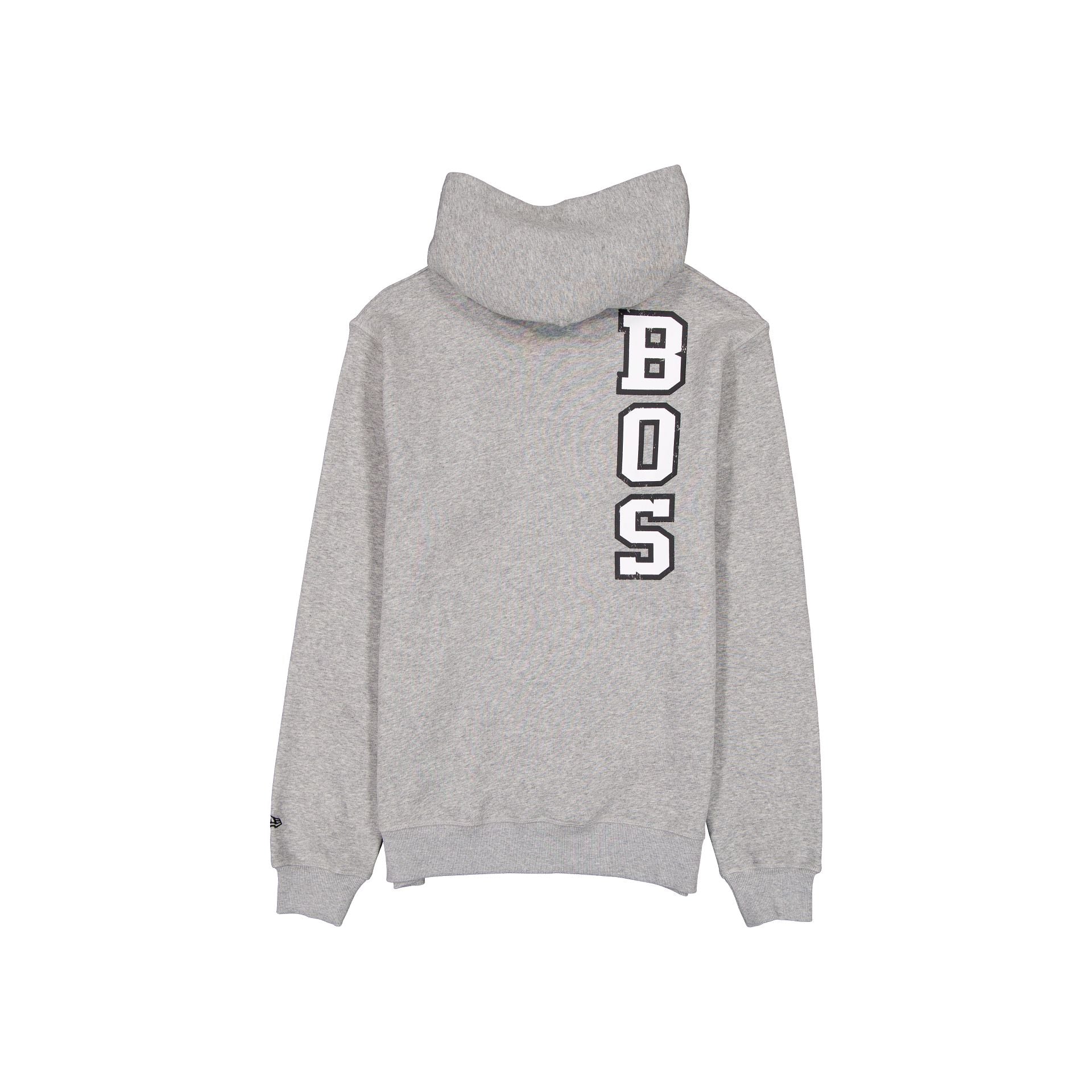 Boston Bruins Heather Gray Varsity Hoodie