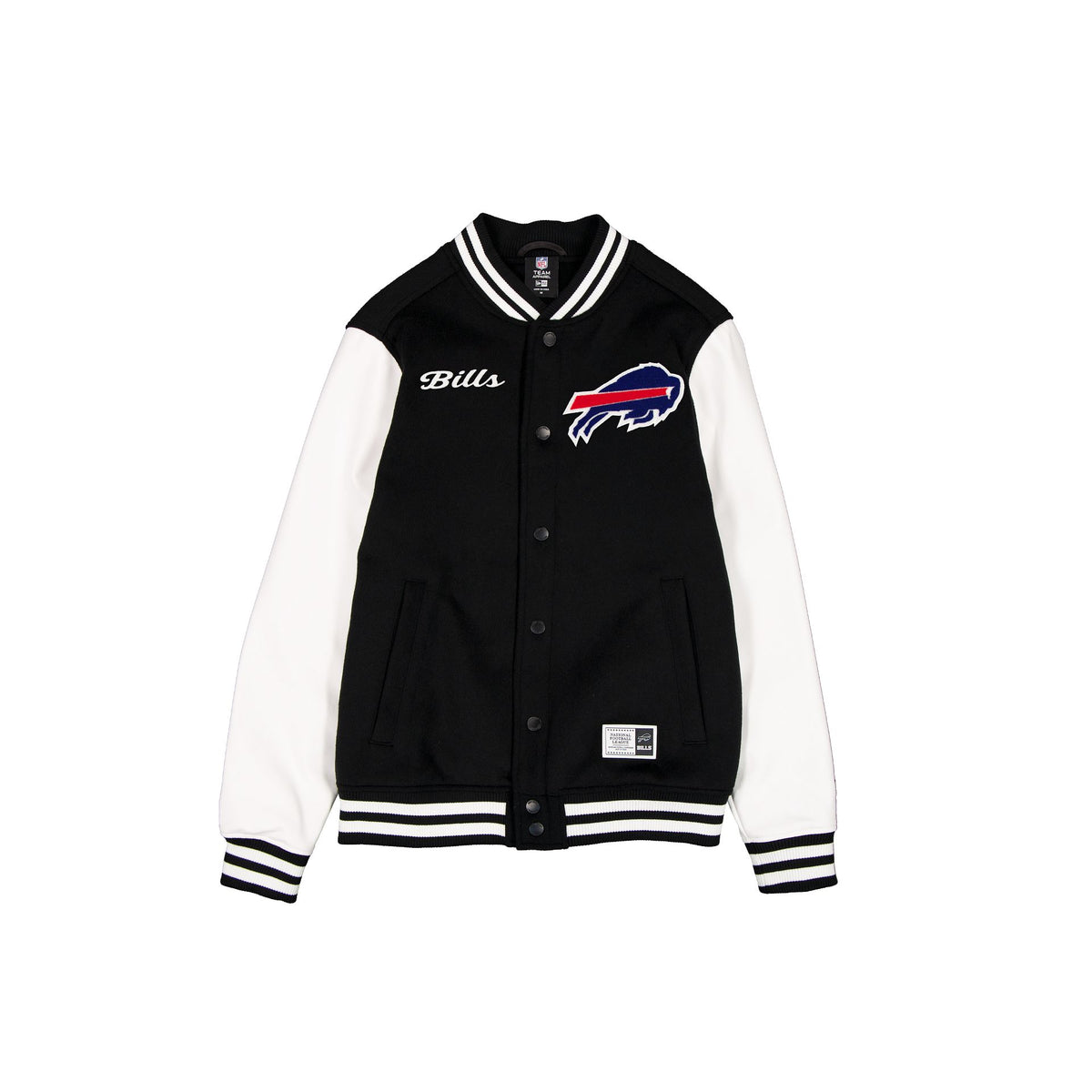 Buffalo Bills Black & White Varsity Jacket