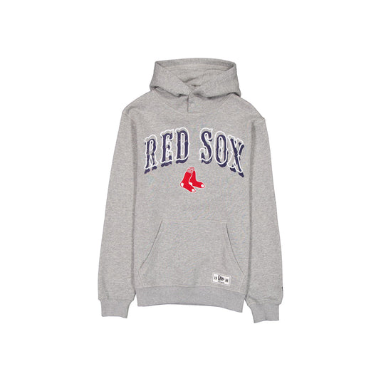 Boston Red Sox Heather Gray Varsity Hoodie