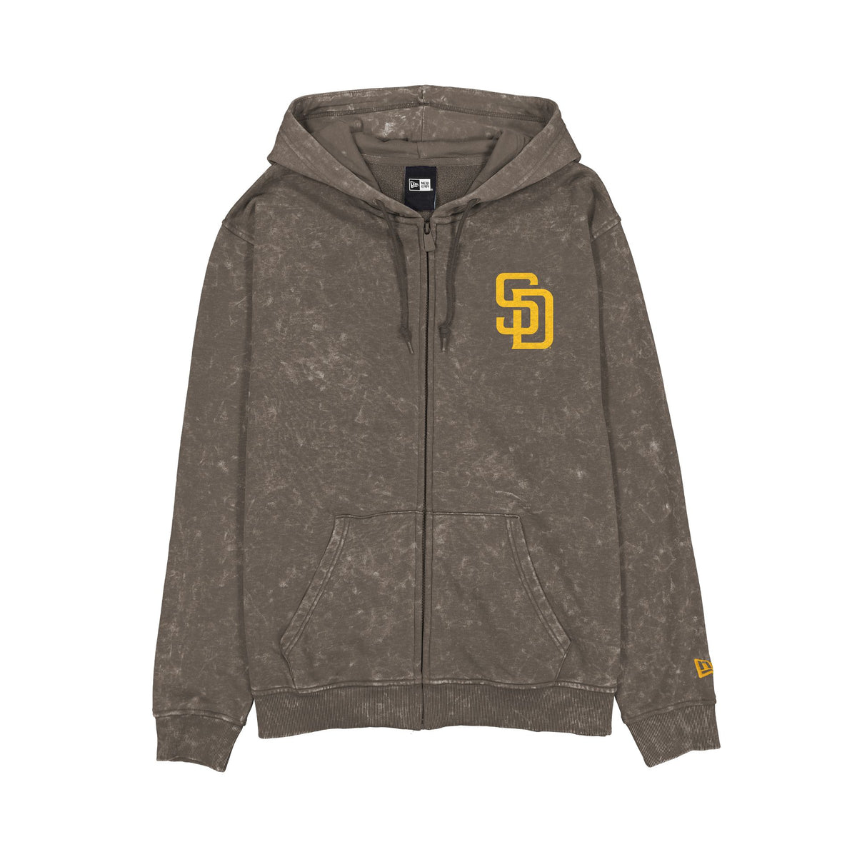 San Diego Padres Washed Graphic Full-Zip Hoodie