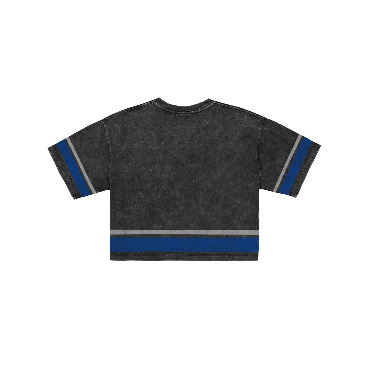 Los Angeles Dodgers Women's Vintage Stripe Cropped T-Shirt
