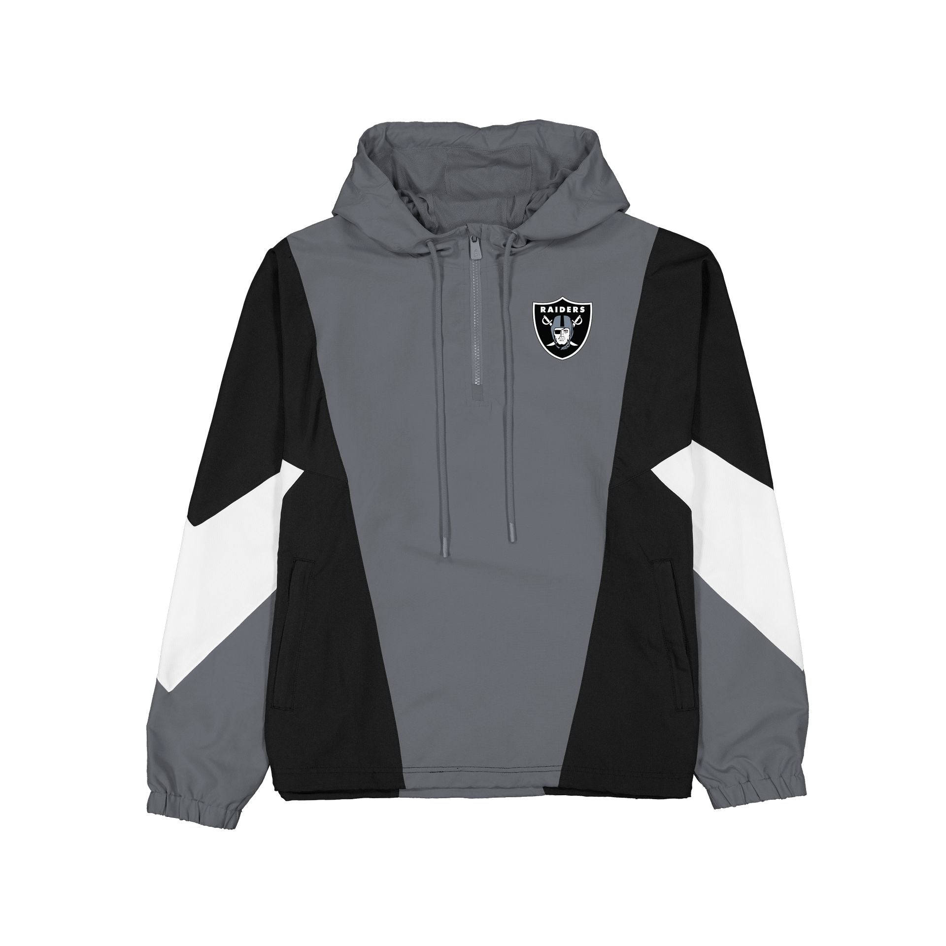 Las Vegas Raiders Multicolor Quarter Zip Windbreaker