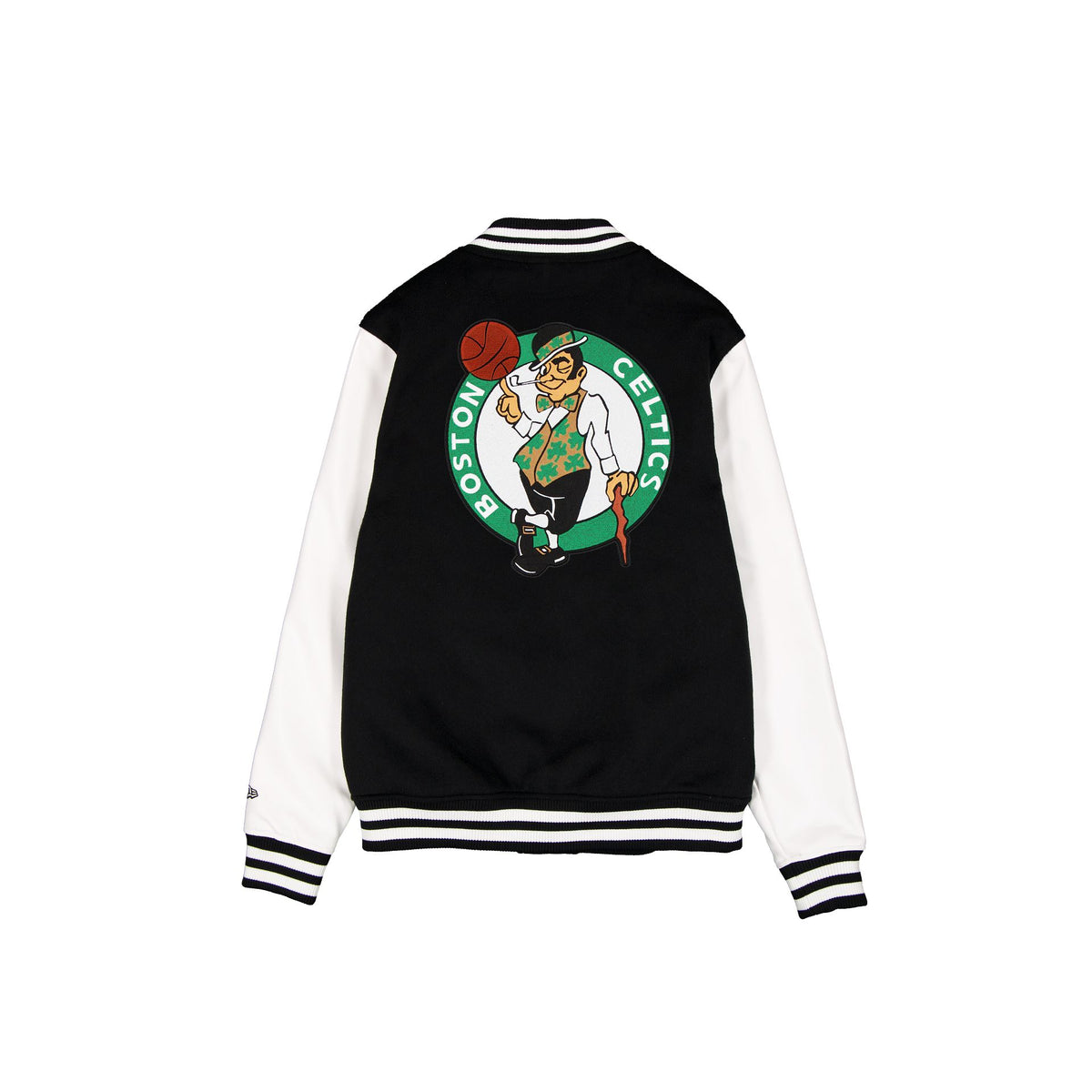 Boston Celtics Black & White Varsity Jacket