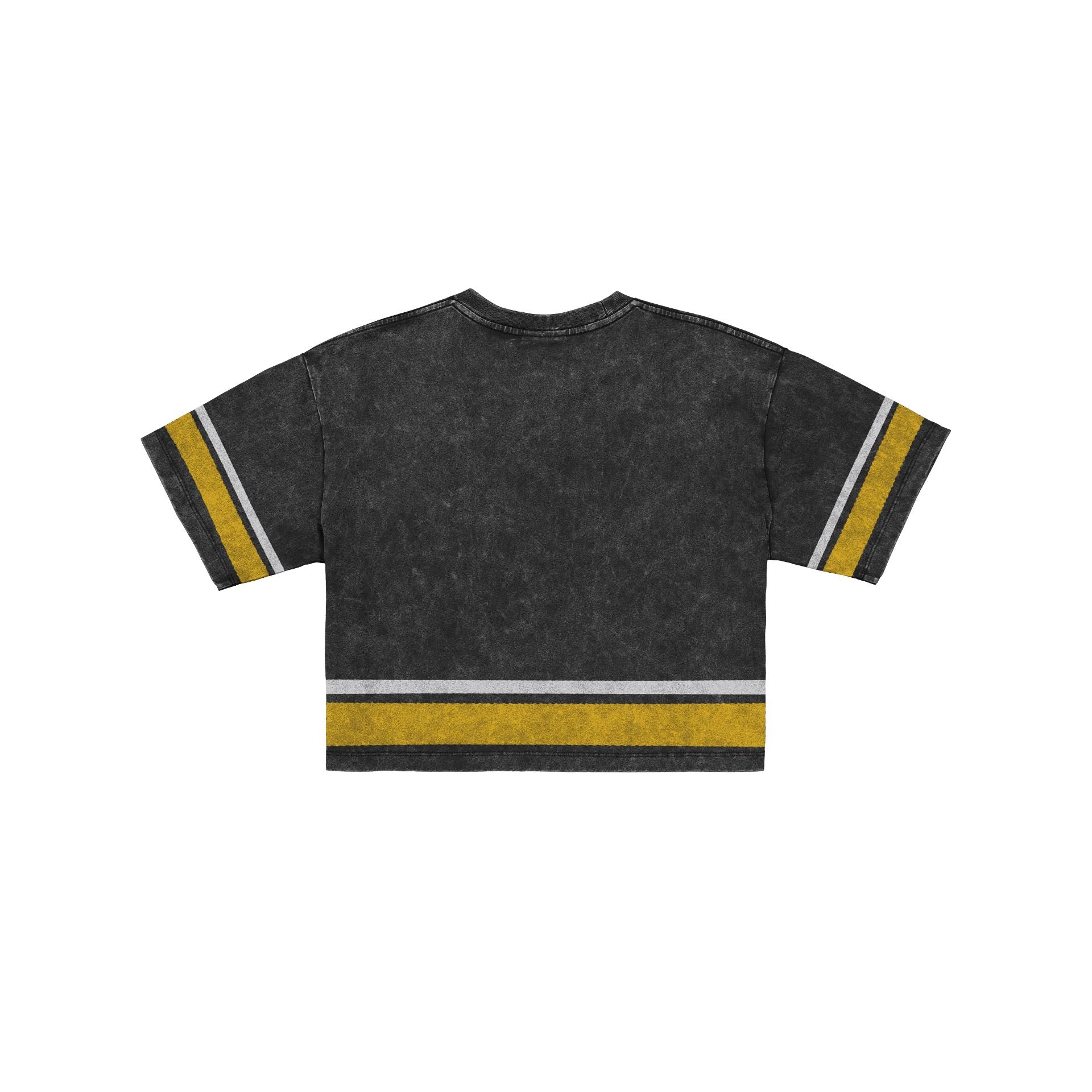 Los Angeles Lakers Women's Vintage Stripe Cropped T-Shirt