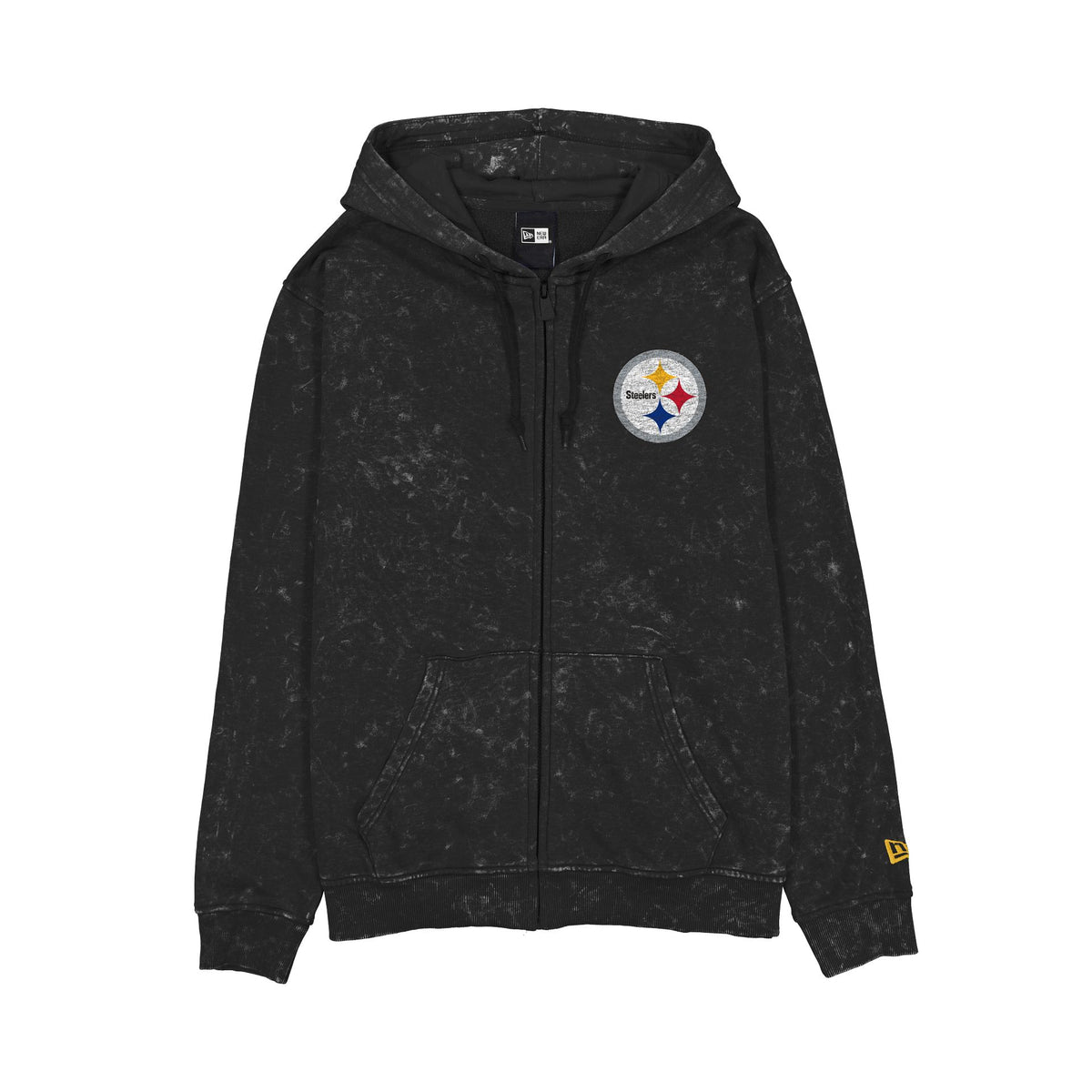 Pittsburgh Steelers Washed Graphic Full-Zip Hoodie
