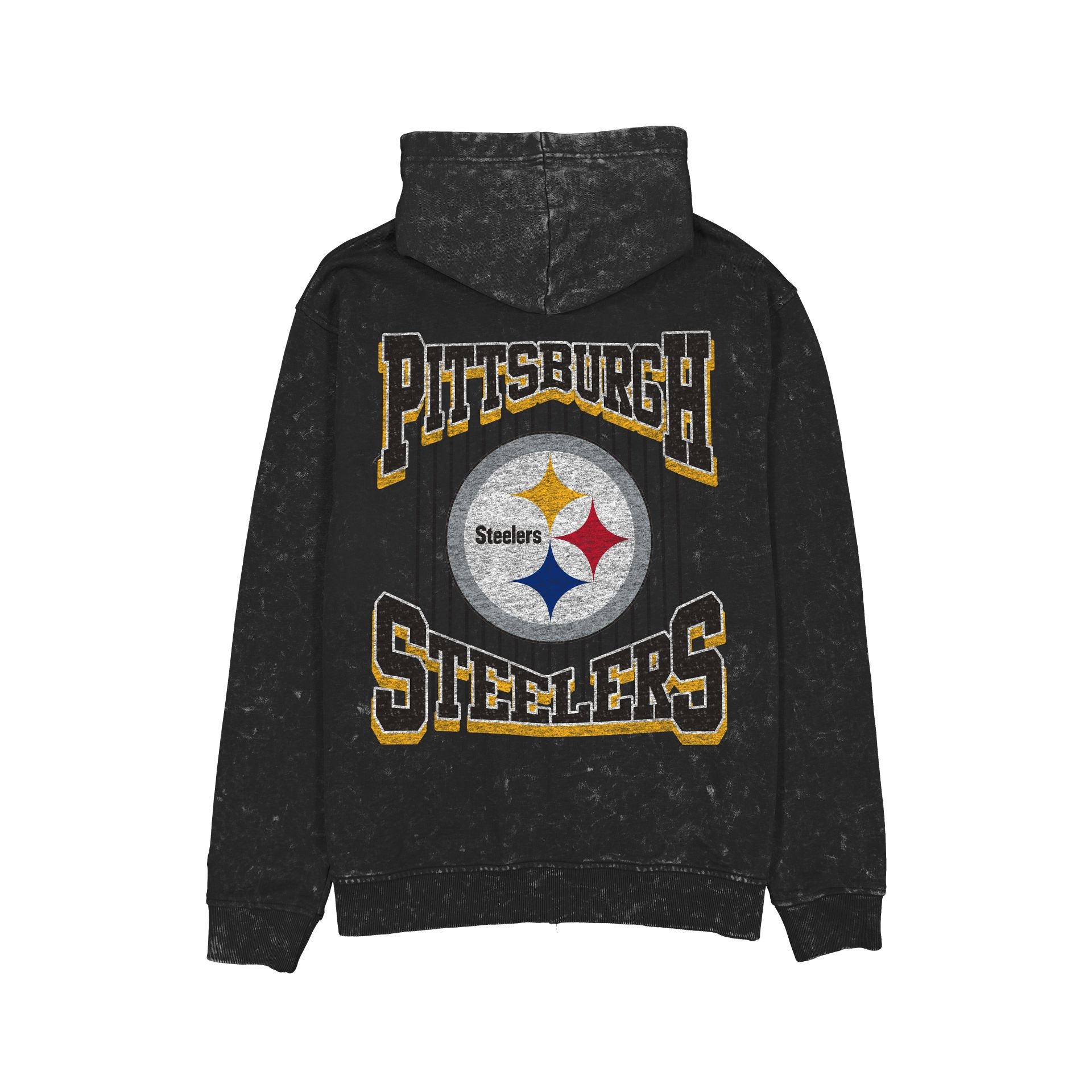 Pittsburgh Steelers Washed Graphic Full-Zip Hoodie