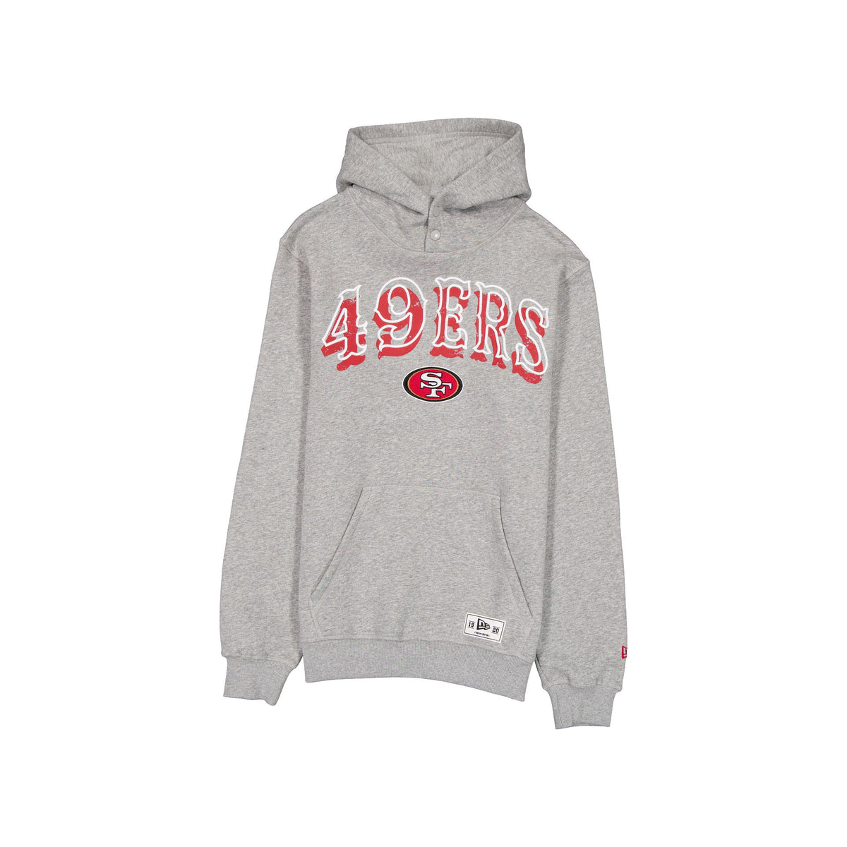 San Francisco 49ers Heather Gray Varsity Hoodie