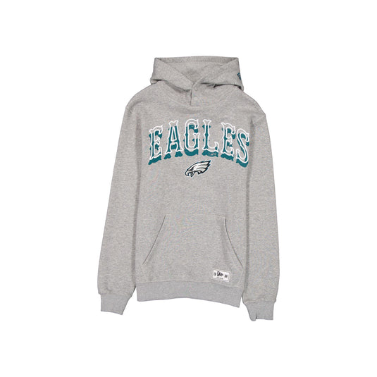 Philadelphia Eagles Heather Gray Varsity Hoodie