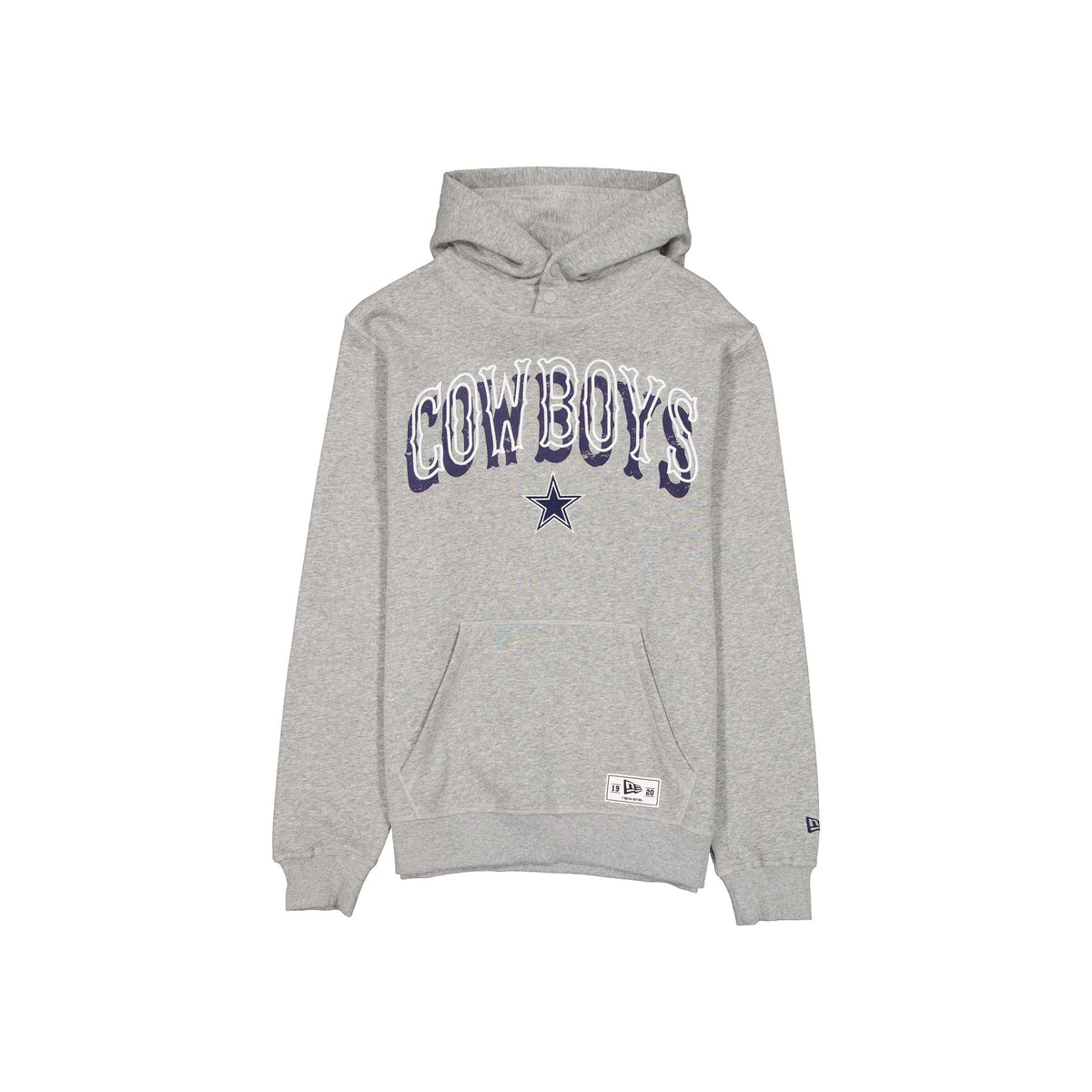 Dallas Cowboys Heather Gray Varsity Hoodie