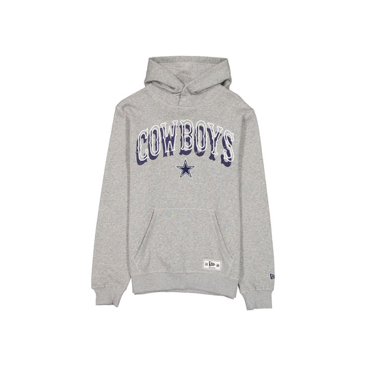 Dallas Cowboys Heather Gray Varsity Hoodie