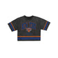New York Knicks Women's Vintage Stripe Cropped T-Shirt