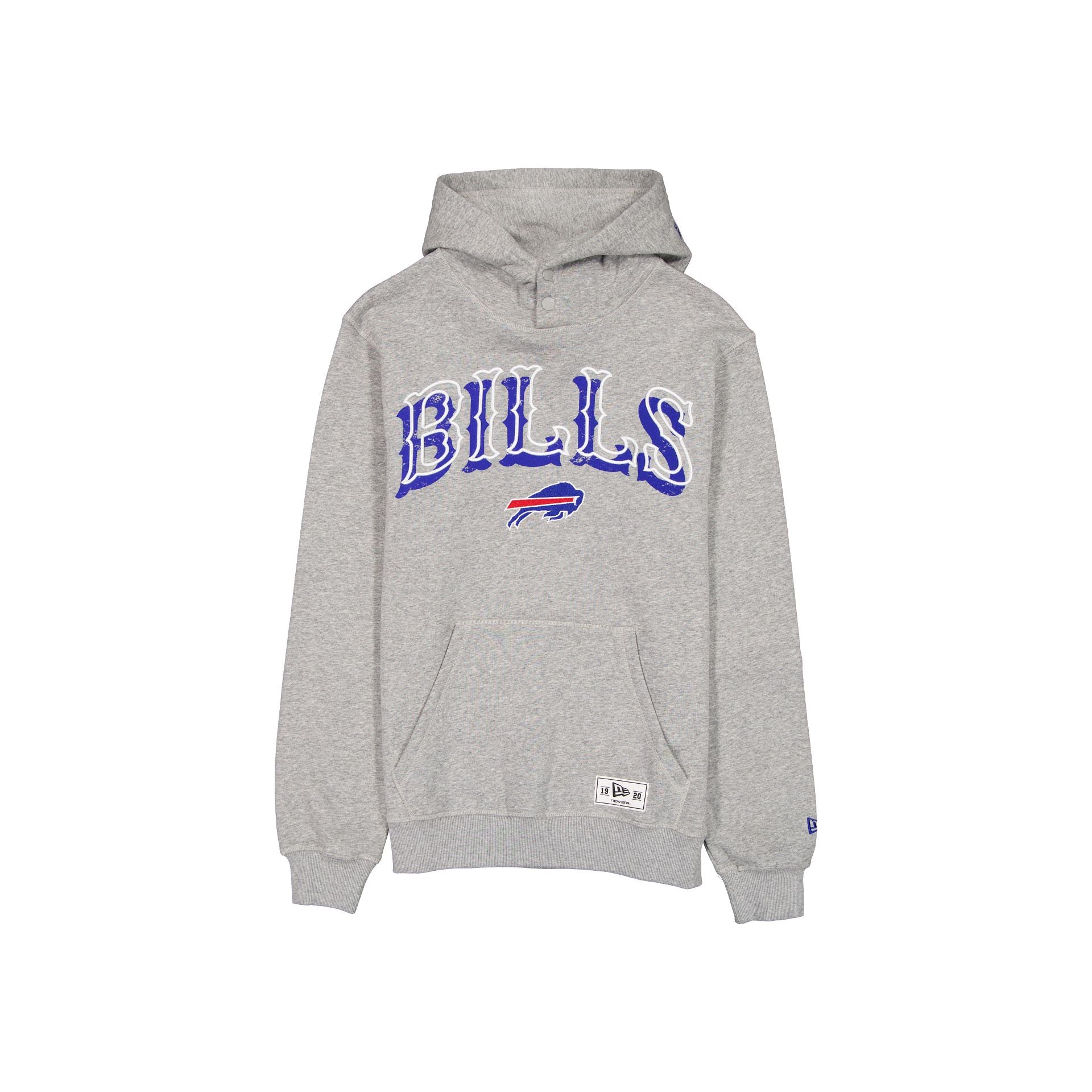 Buffalo Bills Heather Gray Varsity Hoodie