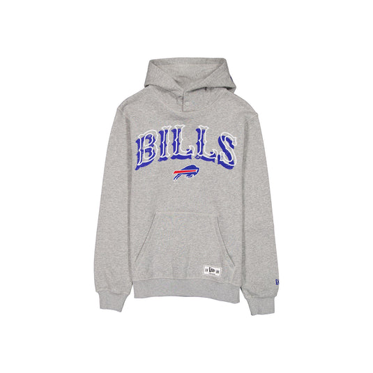 Buffalo Bills Heather Gray Varsity Hoodie