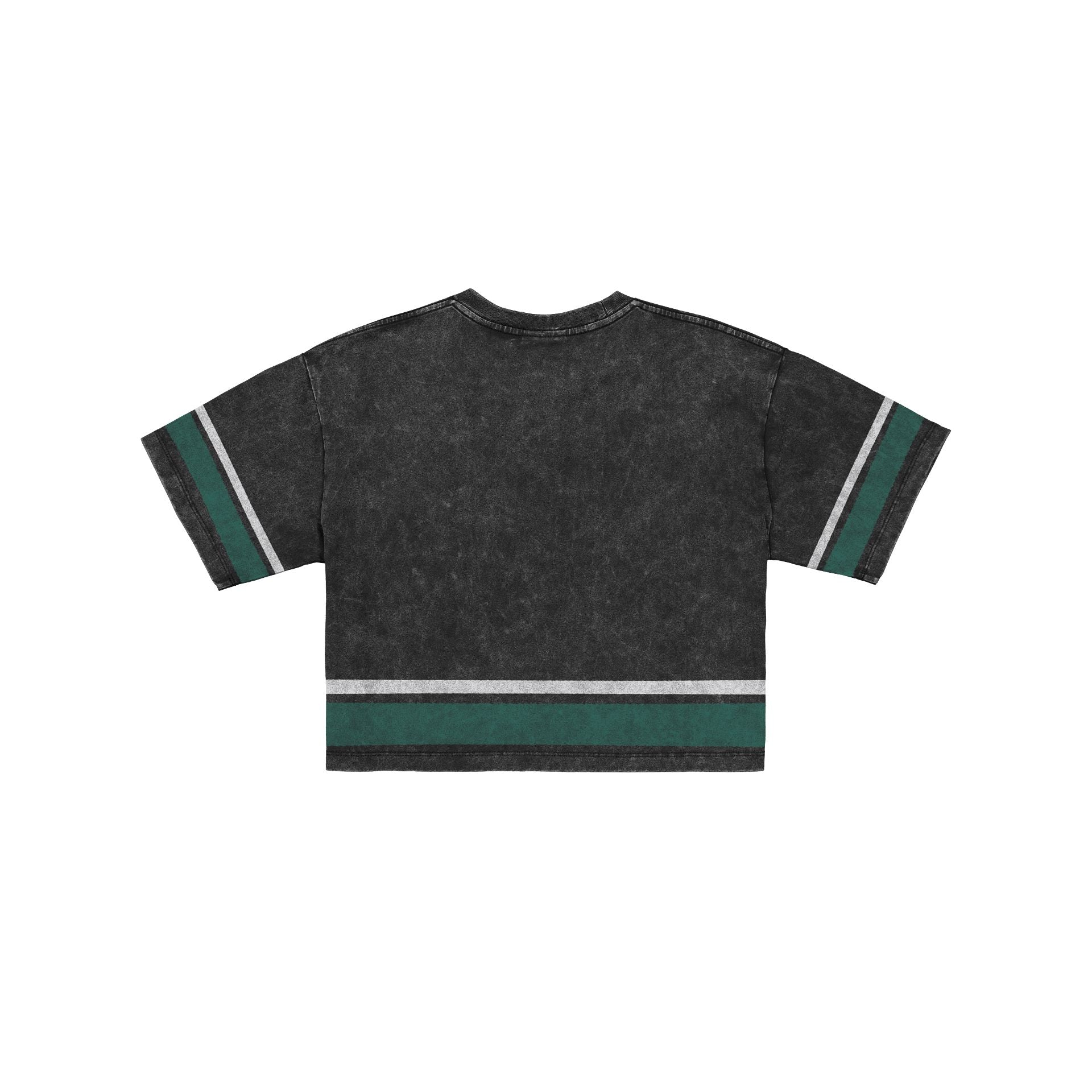 Philadelphia Eagles Women's Vintage Stripe Cropped T-Shirt