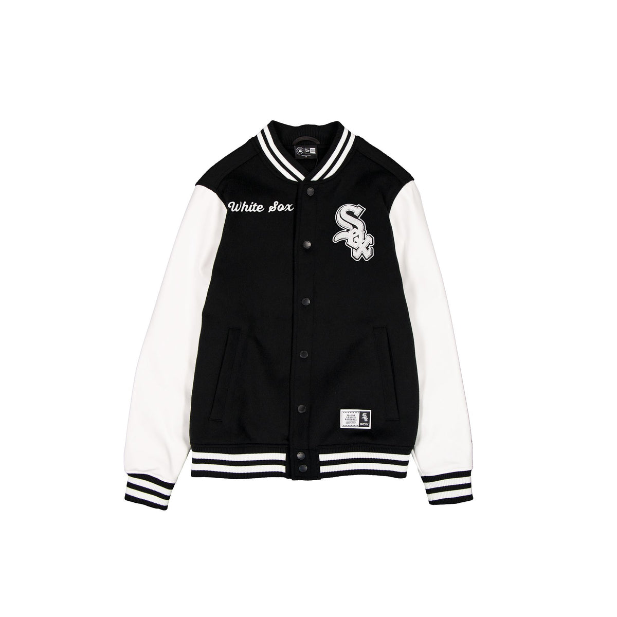 Chicago White Sox Black & White Varsity Jacket