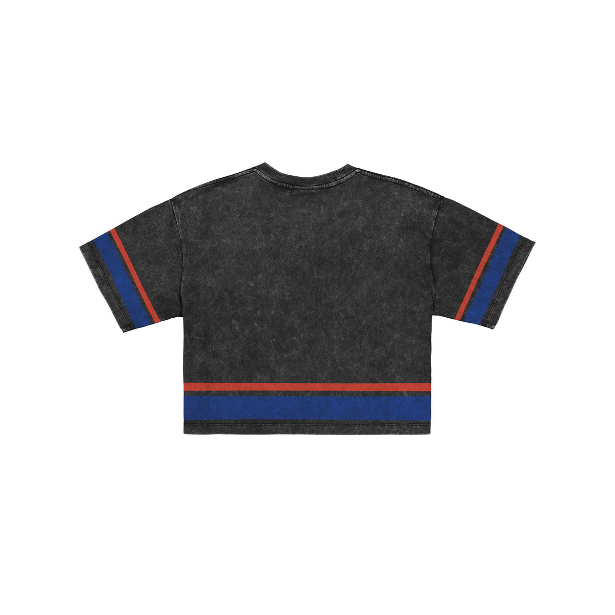 Philadelphia 76ers Women's Vintage Stripe Cropped T-Shirt