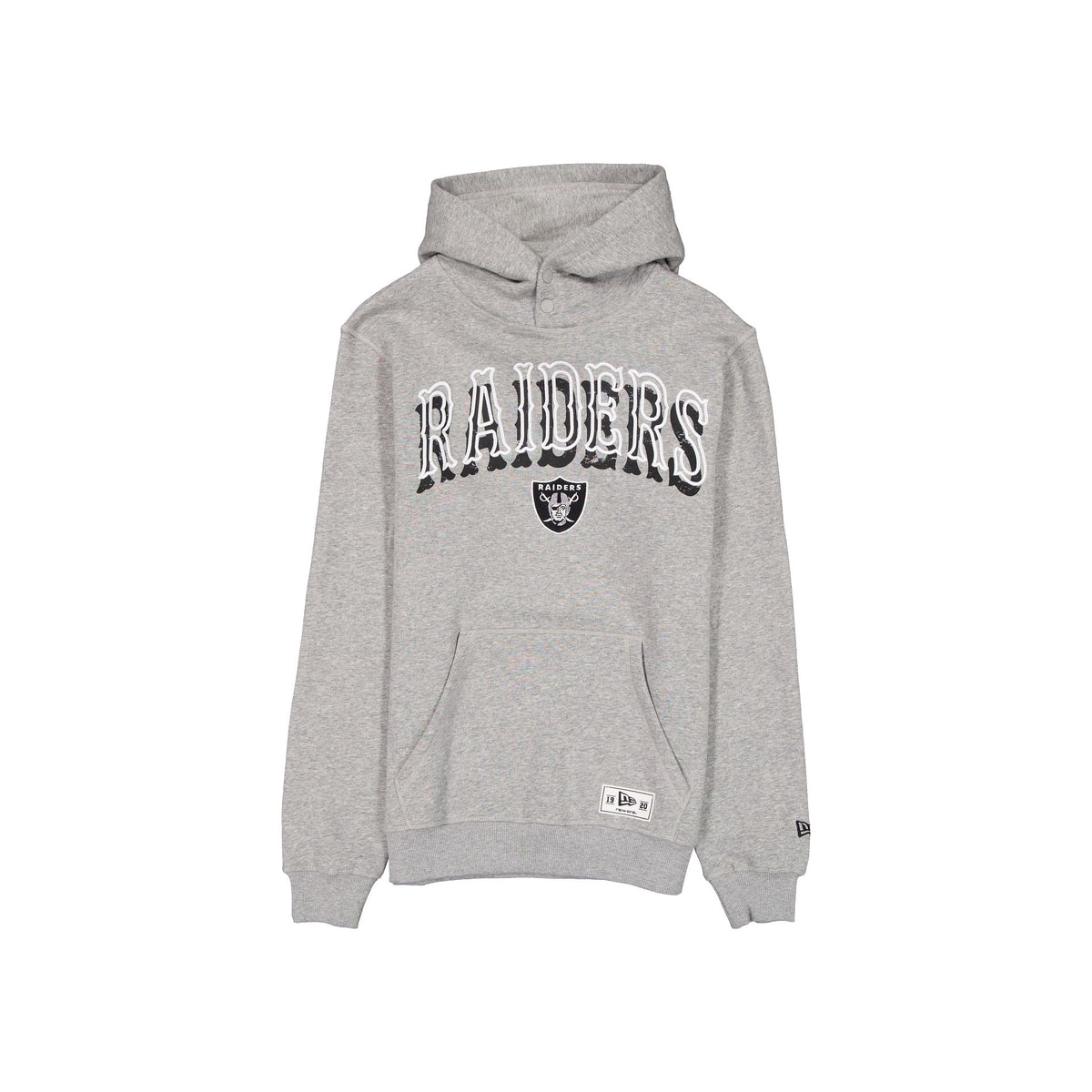Las Vegas Raiders Heather Gray Varsity Hoodie