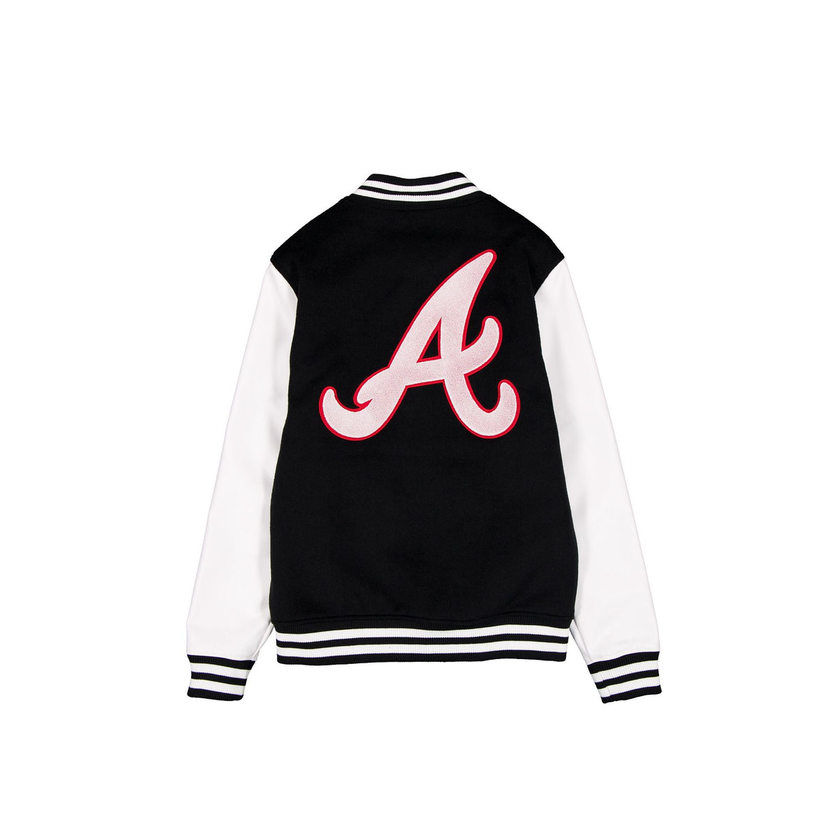 Atlanta Braves Black & White Varsity Jacket