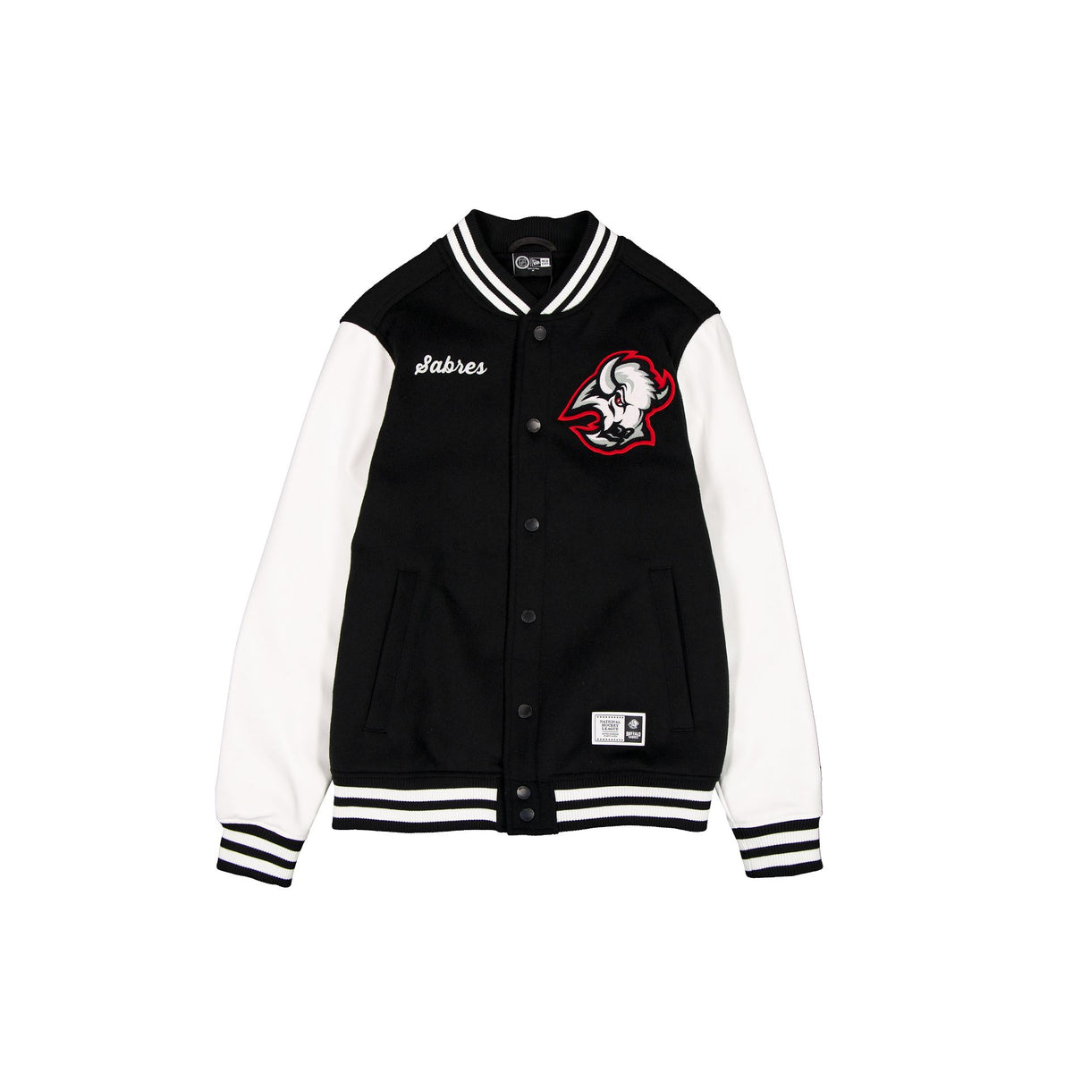 Buffalo Sabres Black & White Varsity Jacket