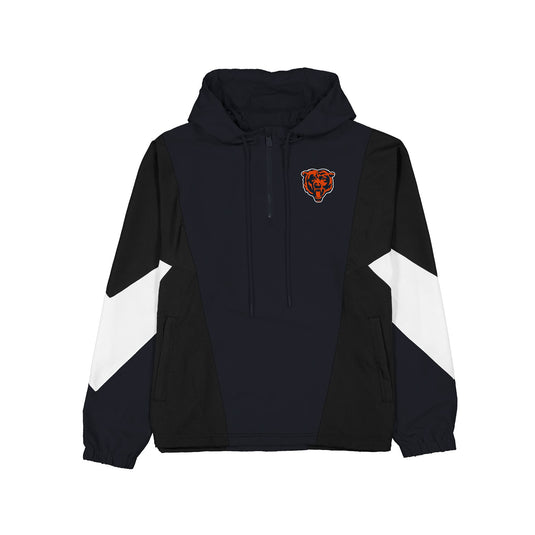 Chicago Bears Multicolor Quarter Zip Windbreaker