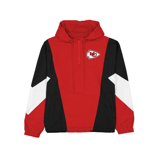 Kansas City Chiefs Multicolor Quarter Zip Windbreaker