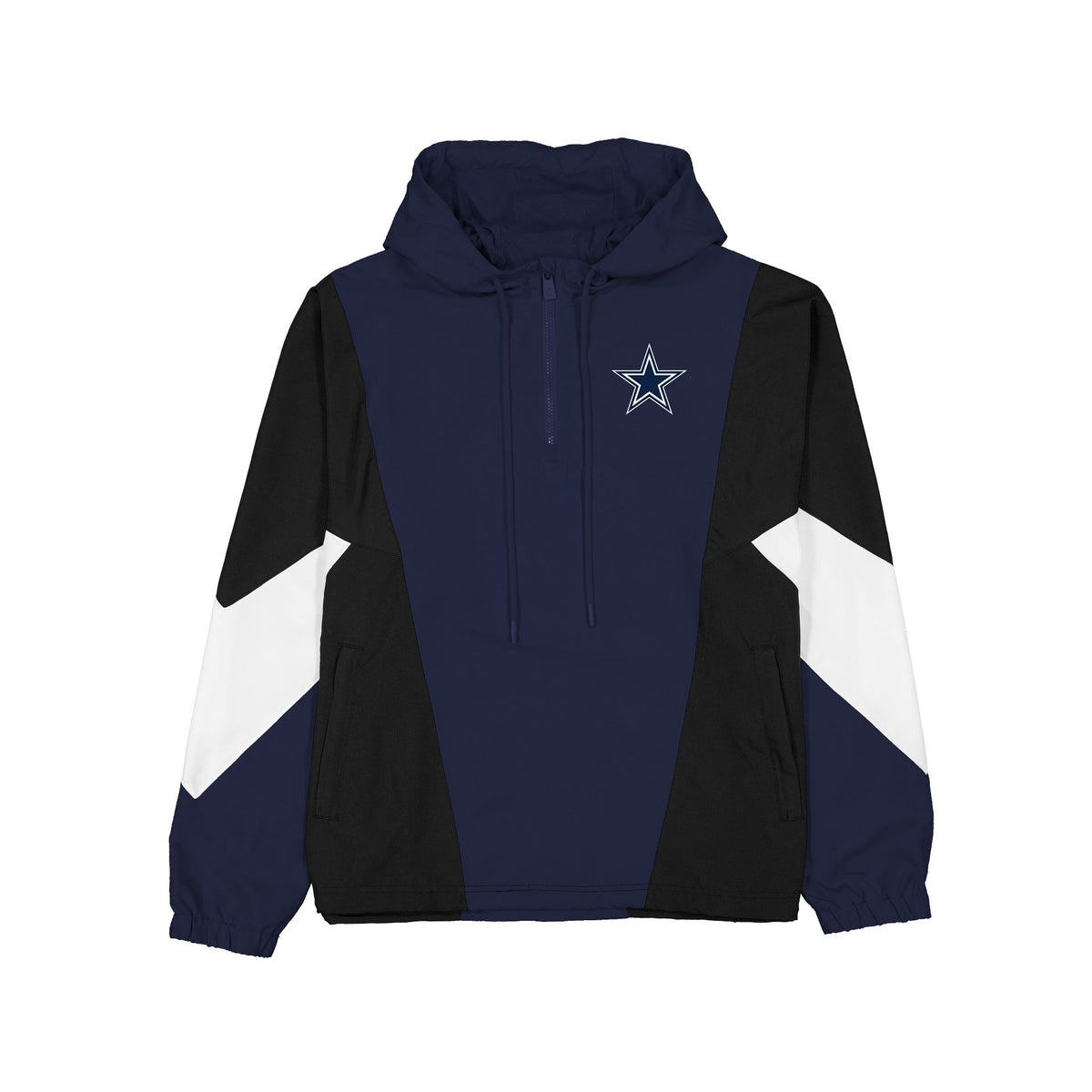 Dallas Cowboys Multicolor Quarter Zip Windbreaker