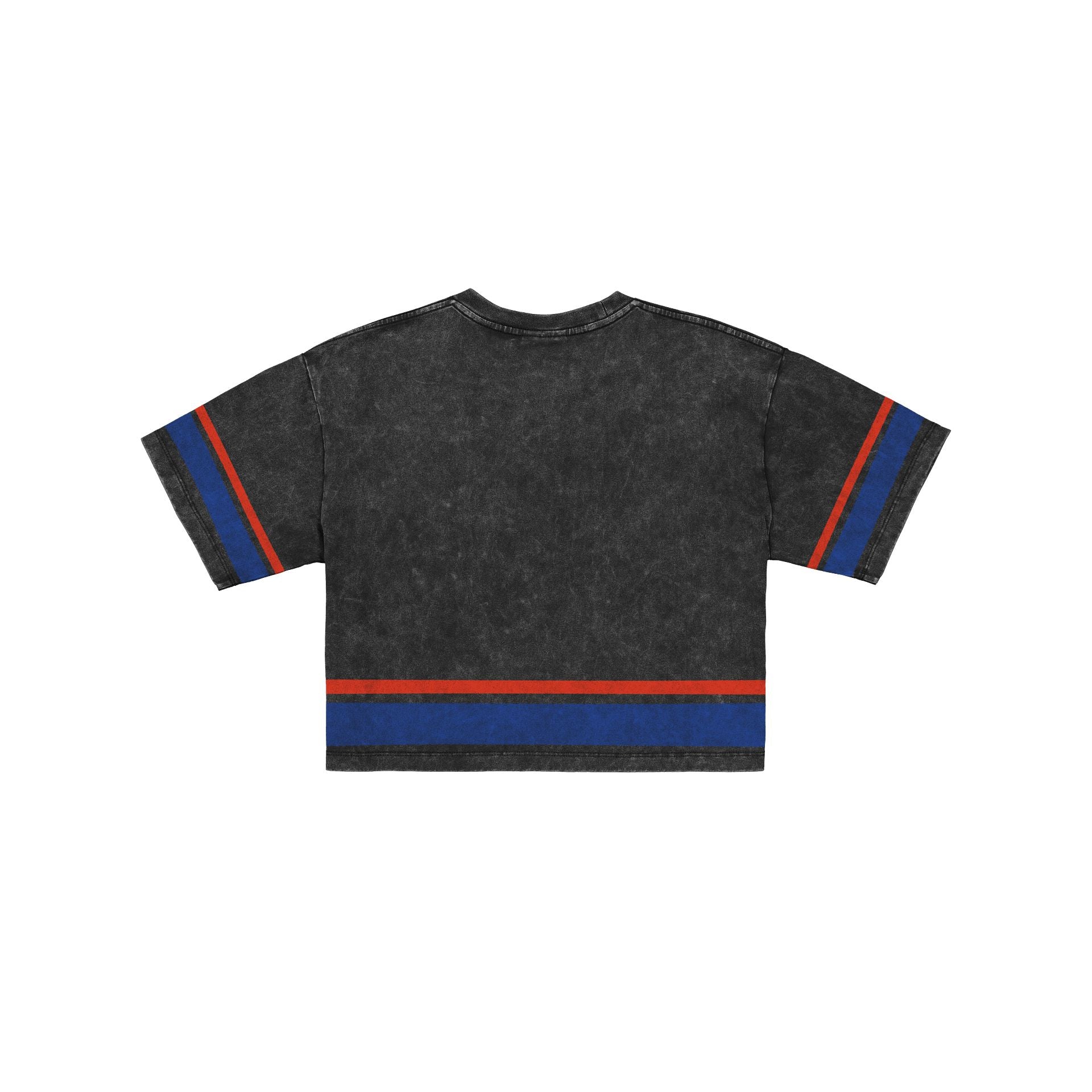 Buffalo Bills Women's Vintage Stripe Cropped T-Shirt